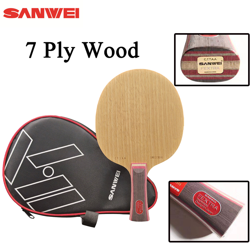 Table Tennis Bat - 새로운 SANWEI FEXTRA 7 탁구 블레이드