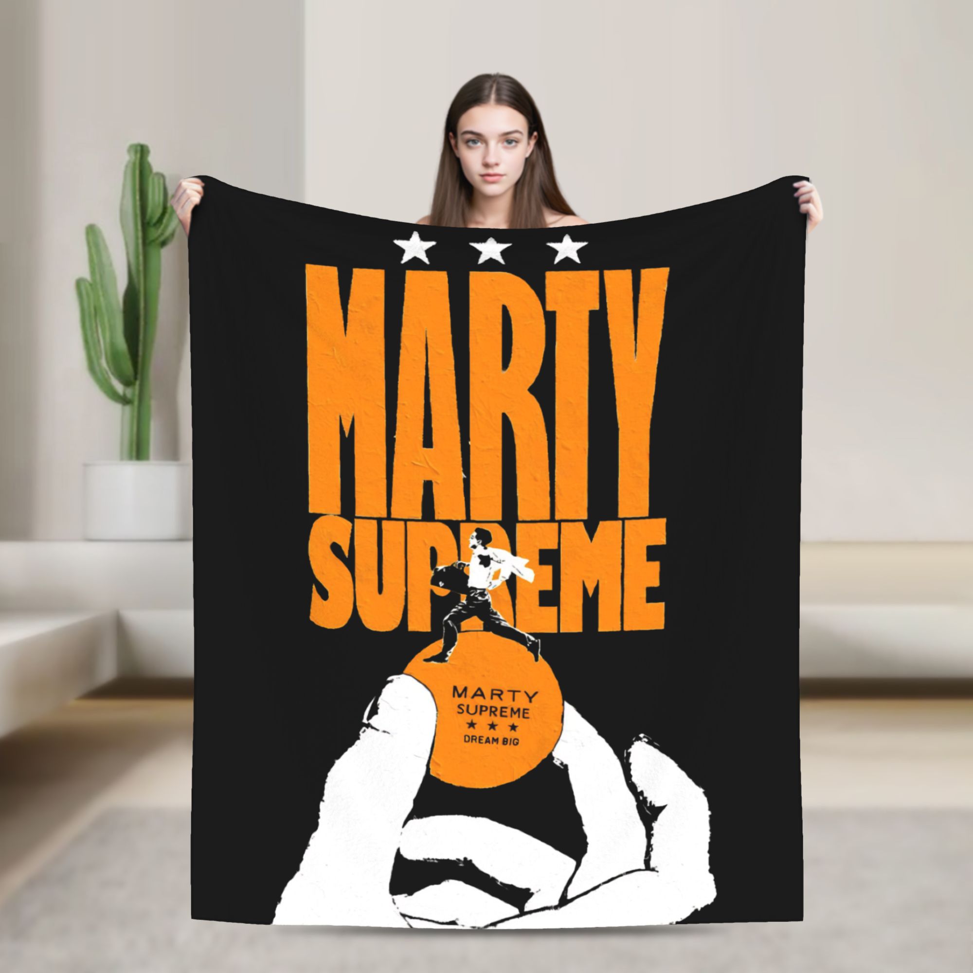 Table Tennis Marty Supreme - 마티 슈프림 플란넬 담요 탁구 담요