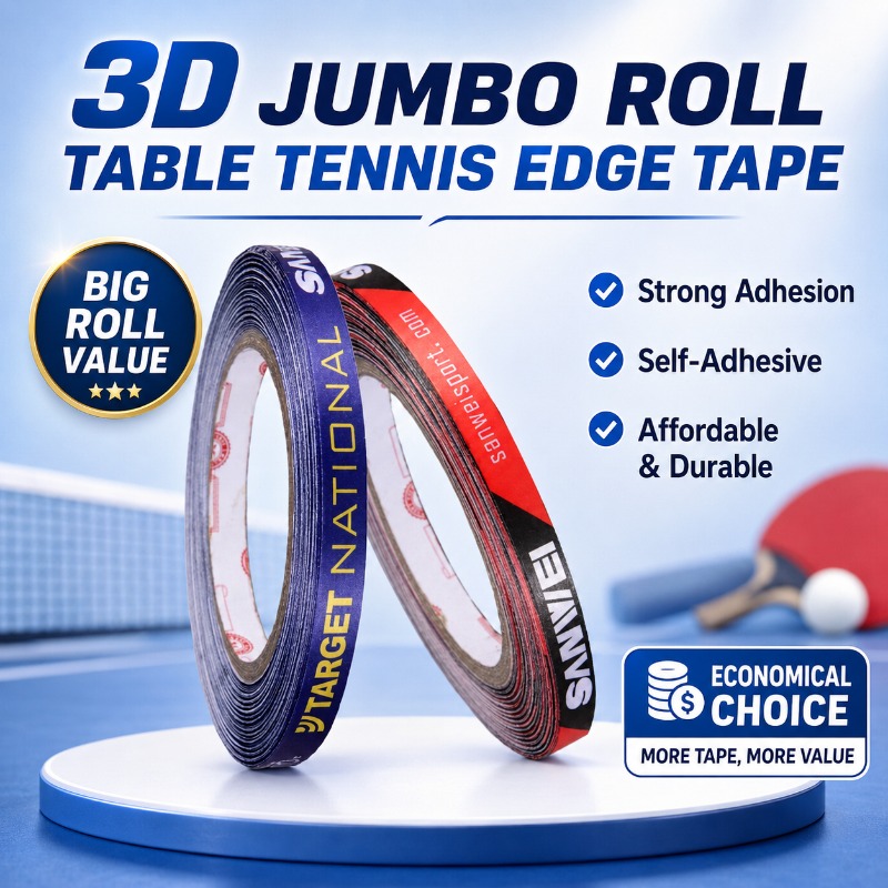 Table Tennis Grip Tape - 오리지널 산웨이 1cmx25M 실크 섬유 탁구