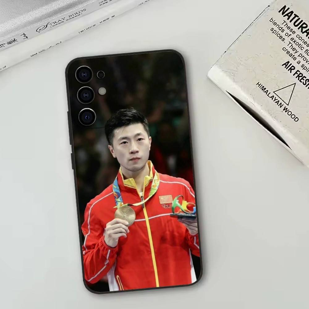 M-Ma Long-탁구 선수 휴대폰 케이스 블랙 실리콘 - Table Tennis Quotes 리뷰 및 가격