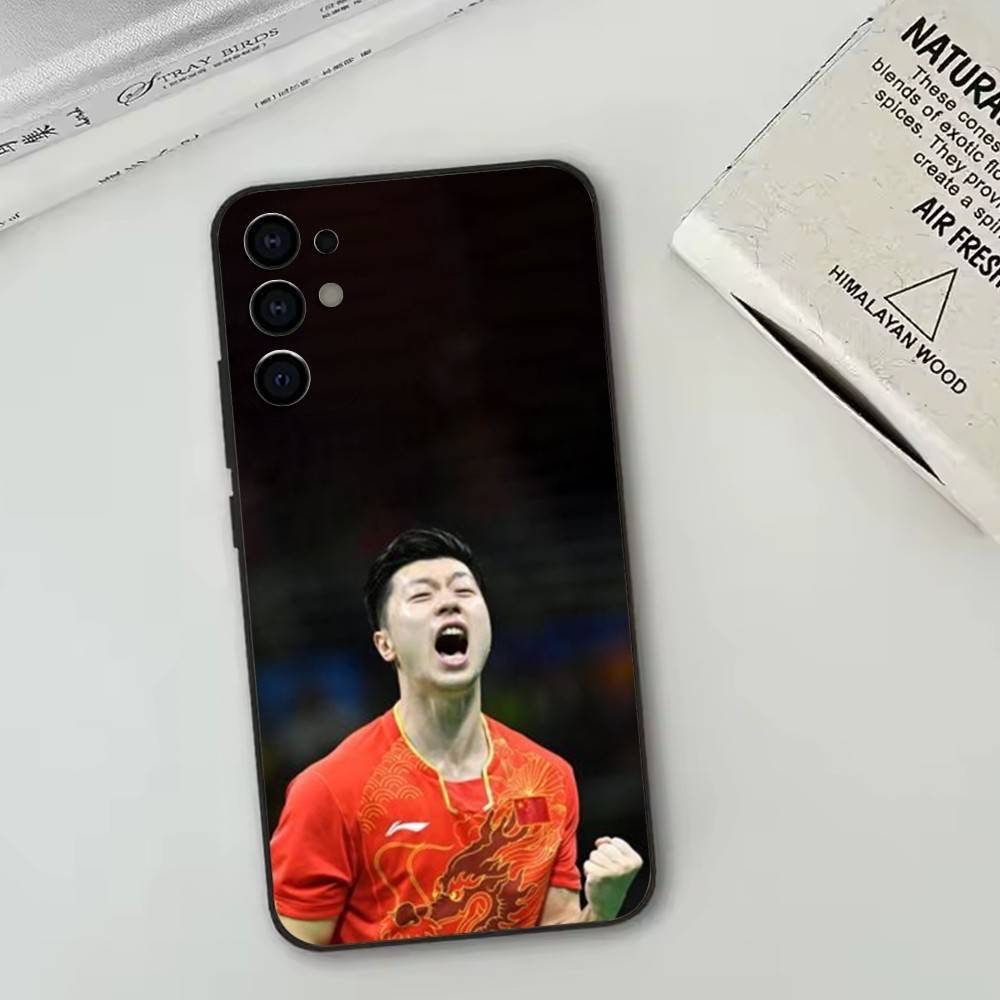 M-Ma Long-탁구 선수 휴대폰 케이스 블랙 실리콘 - Table Tennis Quotes 리뷰 및 가격