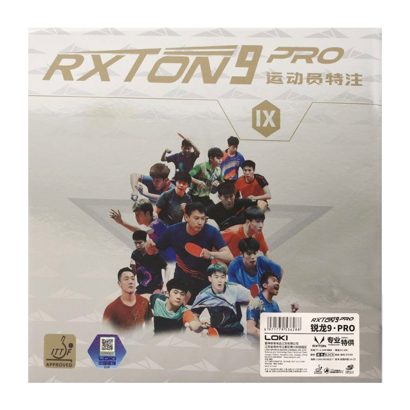 LOKI RXTON 9 PRO 탁구 고무 전문 선수용  - Table Tennis Player 리뷰 및 가격