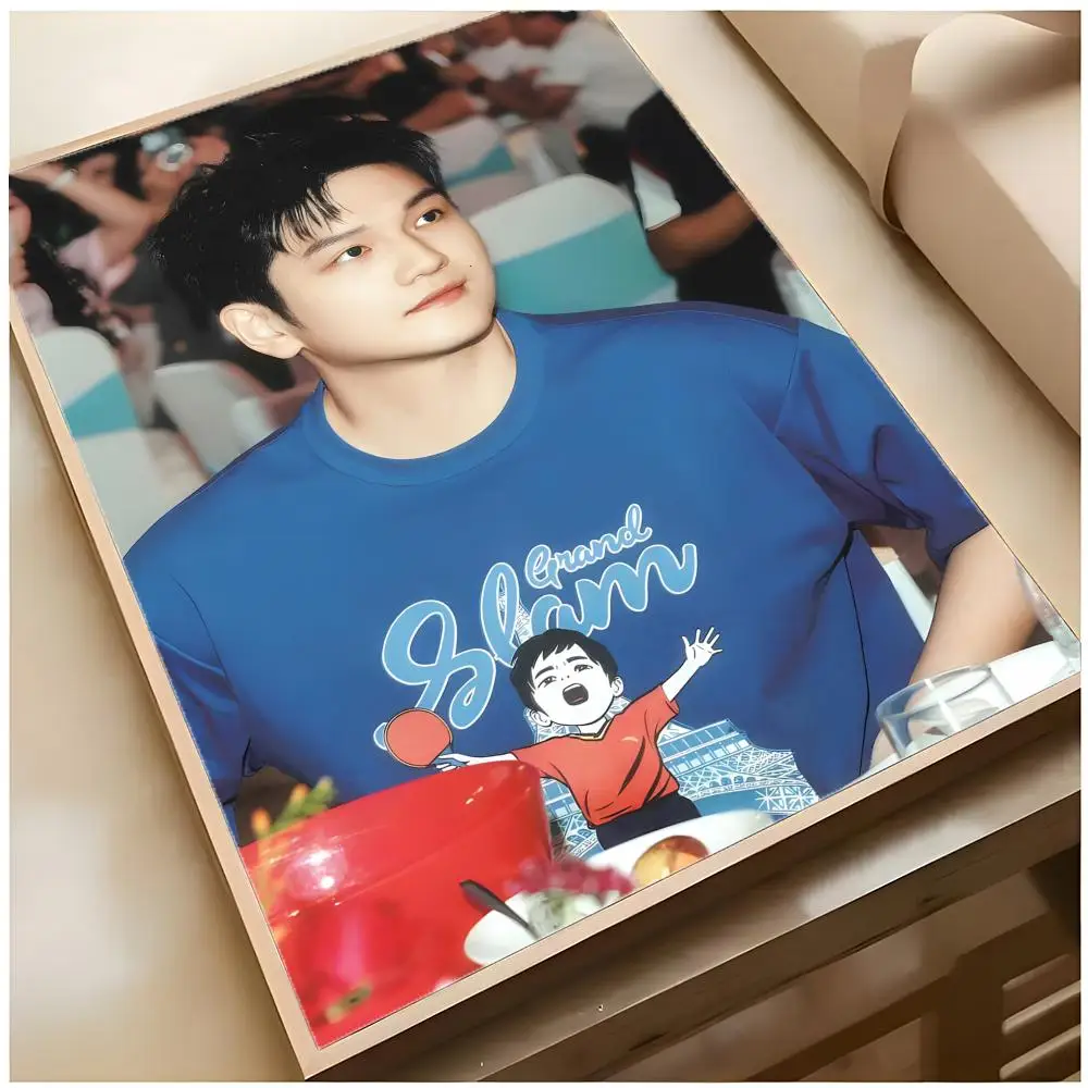 탁구 선수 스포츠 스타 팬 젠동 포스터 최고급 실내 바 - Table Tennis Zhendong 리뷰 및 가격