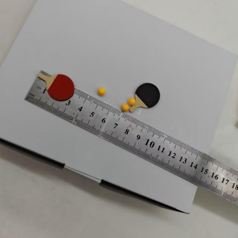 1세트 인형의 집 미니어처 탁구공 모델(라켓 2개 +  - Table Tennis Information 리뷰 및 가격